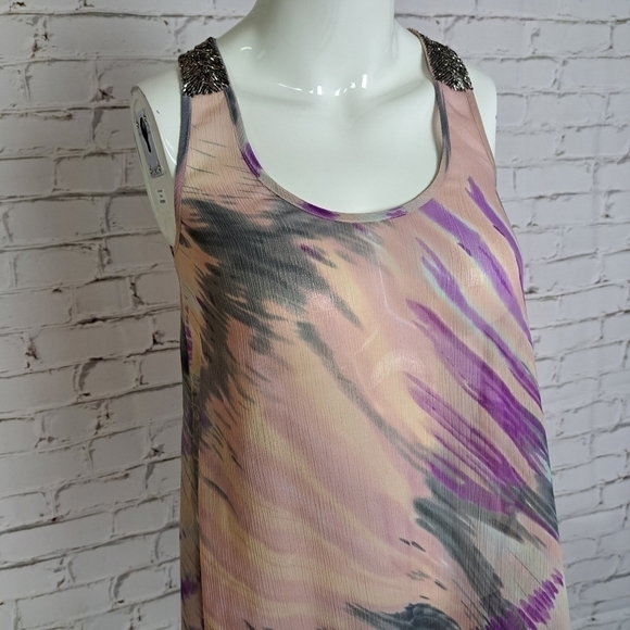 JACOB Racerback Sheer Top - Picture 2 of 9